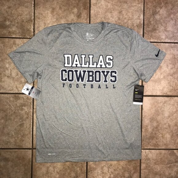Men's Nike Dallas Cowboys Onfield Apparel Dri Fit Practice T-shirt-Size XL - Picture 1 of 12